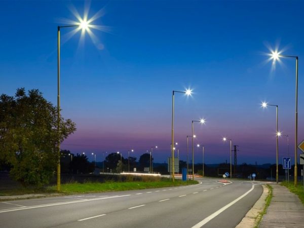 The Street Lighting System Illuminates the Streets and Walkways
