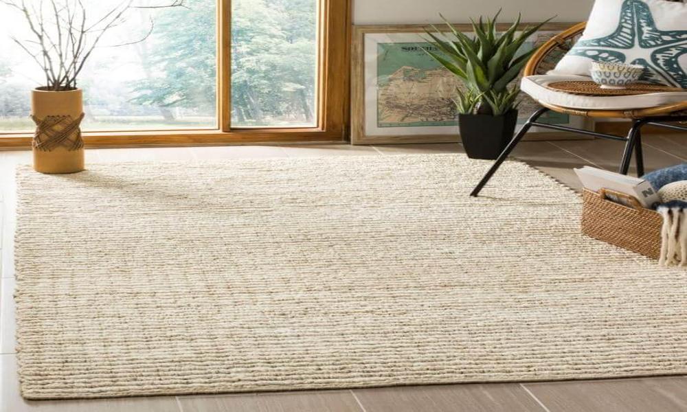 Why are jute carpets a sustainable choice?